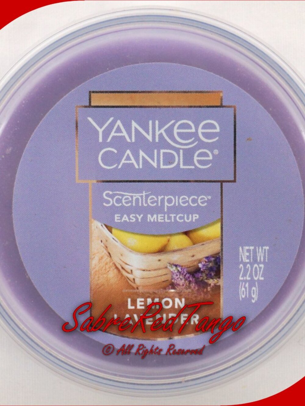 🕯Yankee Candle Scenterpiece Easy Meltcup Melt Cups Lemon Lavender 2.2 Oz